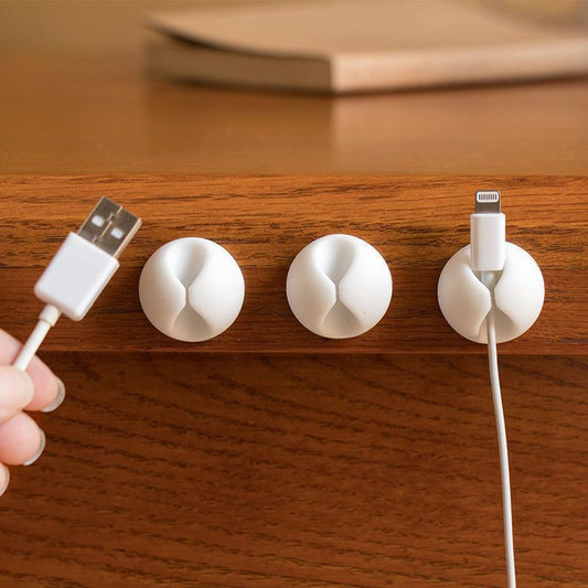 Self-Adhesive Cable Clips – 3 Pack Cable Organizer for Desk & Home
