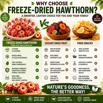 Zero Sugar Freeze Dried Hawthorn Bites-Zuckerberg