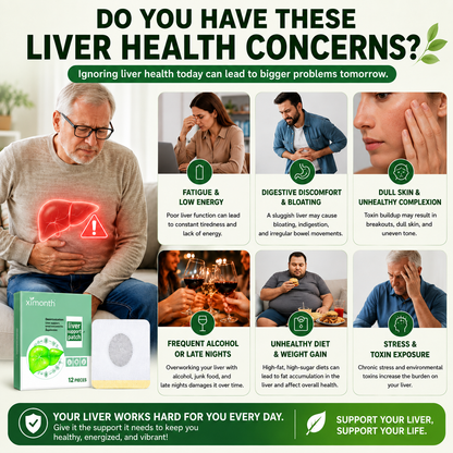 Liver Support Patch – Wake Up Refreshed with Easy Plant-Based Daily Wellness Support-JX