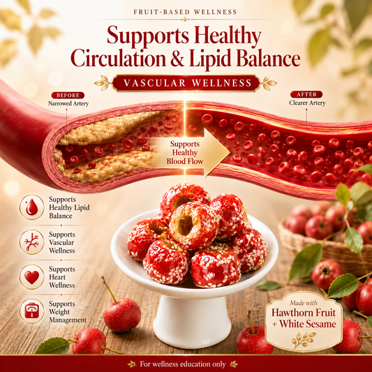 Hollow Hawthorn Bites – A Smarter Snack for Blood Sugar-Conscious Living-JX