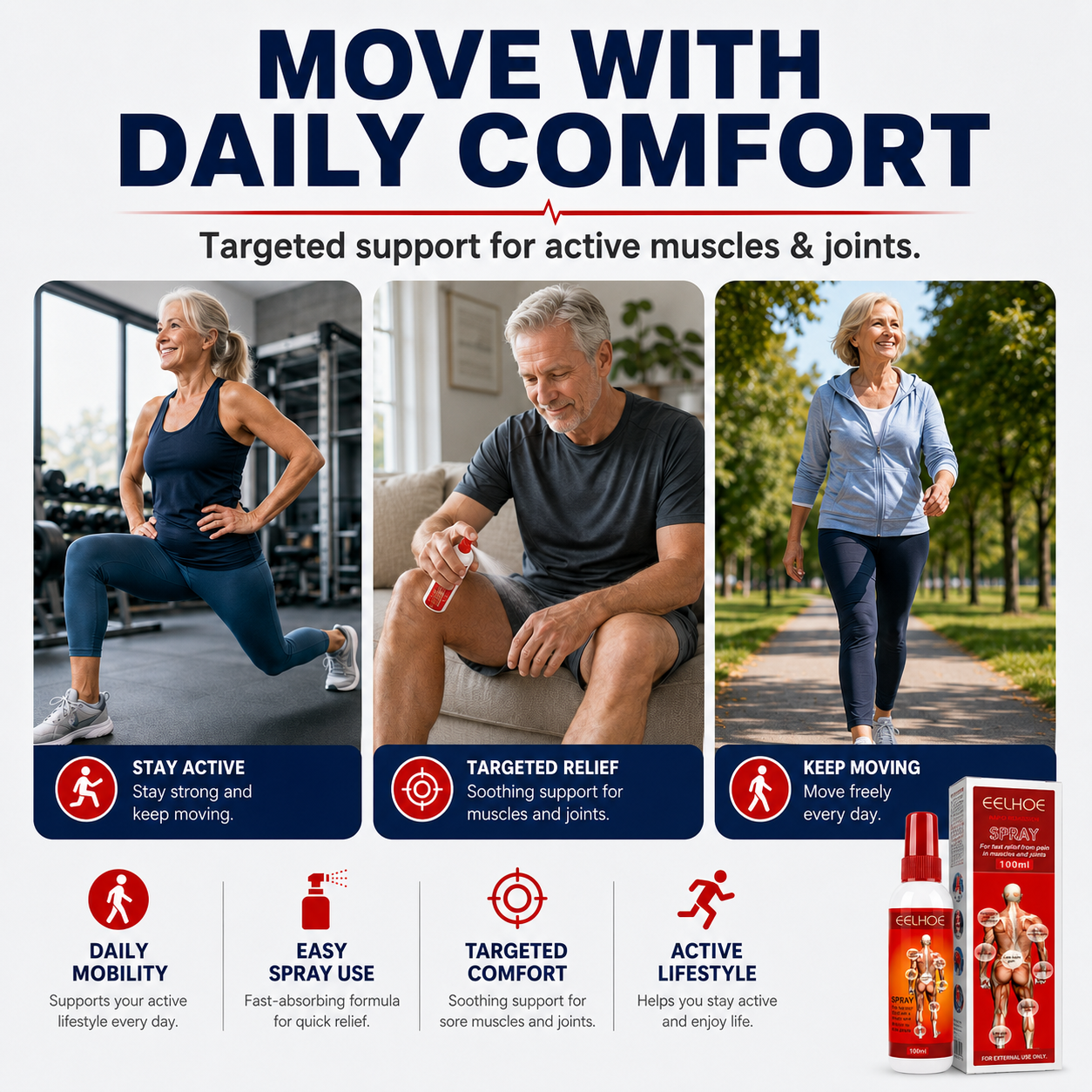 Walk Without Knee & Hip Pain In 90 Days-JX