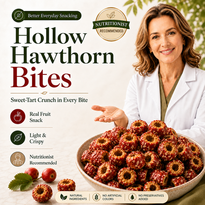 Hollow Hawthorn Bites – A Smarter Snack for Blood Sugar-Conscious Living-JX