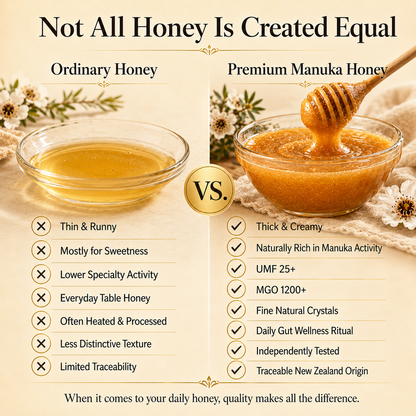 Premium New Zealand Manuka Honey UMF 25+ | MGO 1200+ – Rare, Rich & Naturally Active-JX