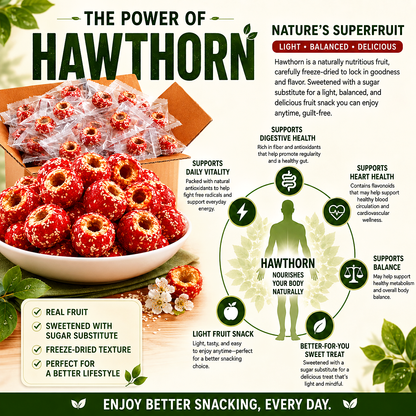 Zero Sugar Freeze Dried Hawthorn Bites-Zuckerberg