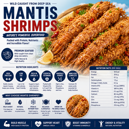 Wild Caught Mantis Shrimps | Premium Fresh Seafood-Zuckerberg