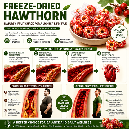 Zero Sugar Freeze Dried Hawthorn Bites-Zuckerberg
