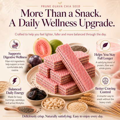 Prune & Guava Chia Seed Protein Wafer Bar-II