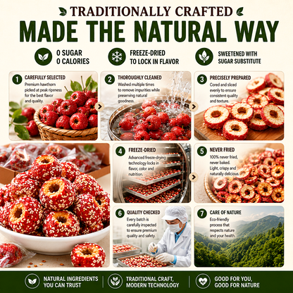 Zero Sugar Freeze Dried Hawthorn Bites-Zuckerberg
