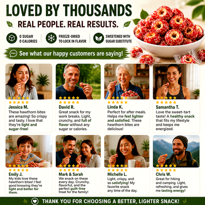Zero Sugar Freeze Dried Hawthorn Bites-Zuckerberg