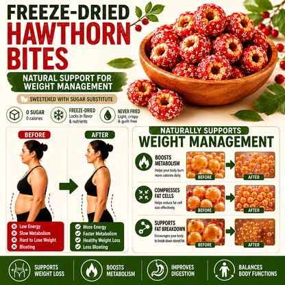 Zero Sugar Freeze Dried Hawthorn Bites-Zuckerberg