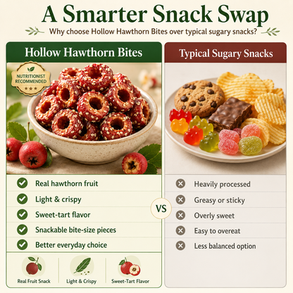 Hollow Hawthorn Bites – A Smarter Snack for Blood Sugar-Conscious Living-JX