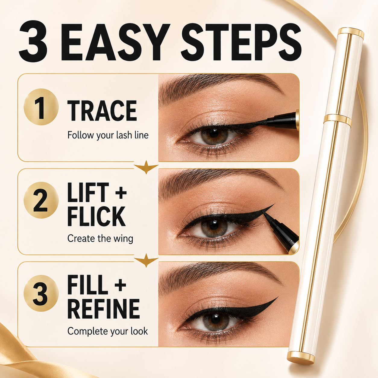 Waterproof Liquid Eyeliner Pen-Zuckerberg
