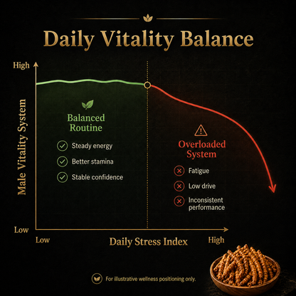 Cordyceps + Ginseng Men’s Vitality Bites – Daily Energy, Stamina & Confidence Support-JX