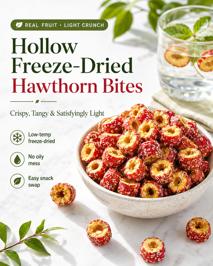 Hollow Hawthorn Bites – A Smarter Snack for Blood Sugar-Conscious Living-JX