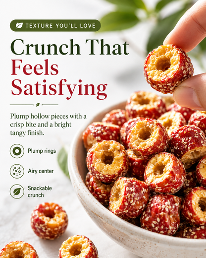 Hollow Hawthorn Bites – A Smarter Snack for Blood Sugar-Conscious Living-JX