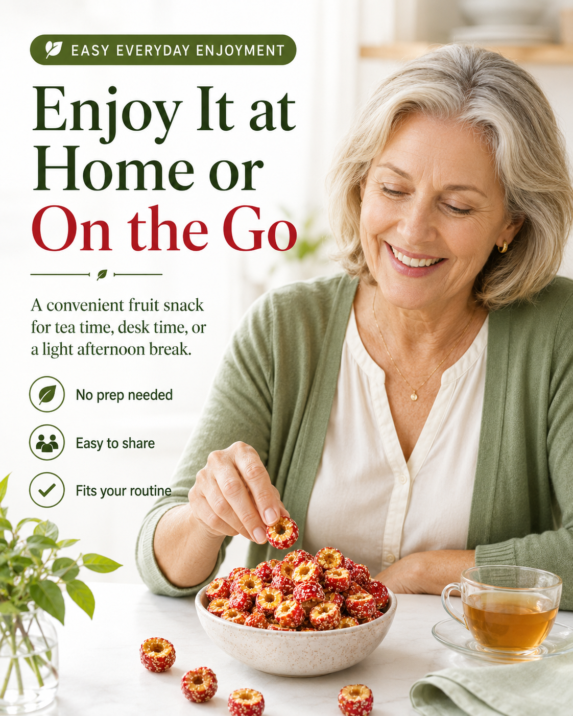 Hollow Hawthorn Bites – A Smarter Snack for Blood Sugar-Conscious Living-JX
