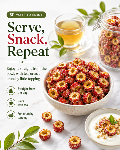 Hollow Hawthorn Bites – A Smarter Snack for Blood Sugar-Conscious Living-JX